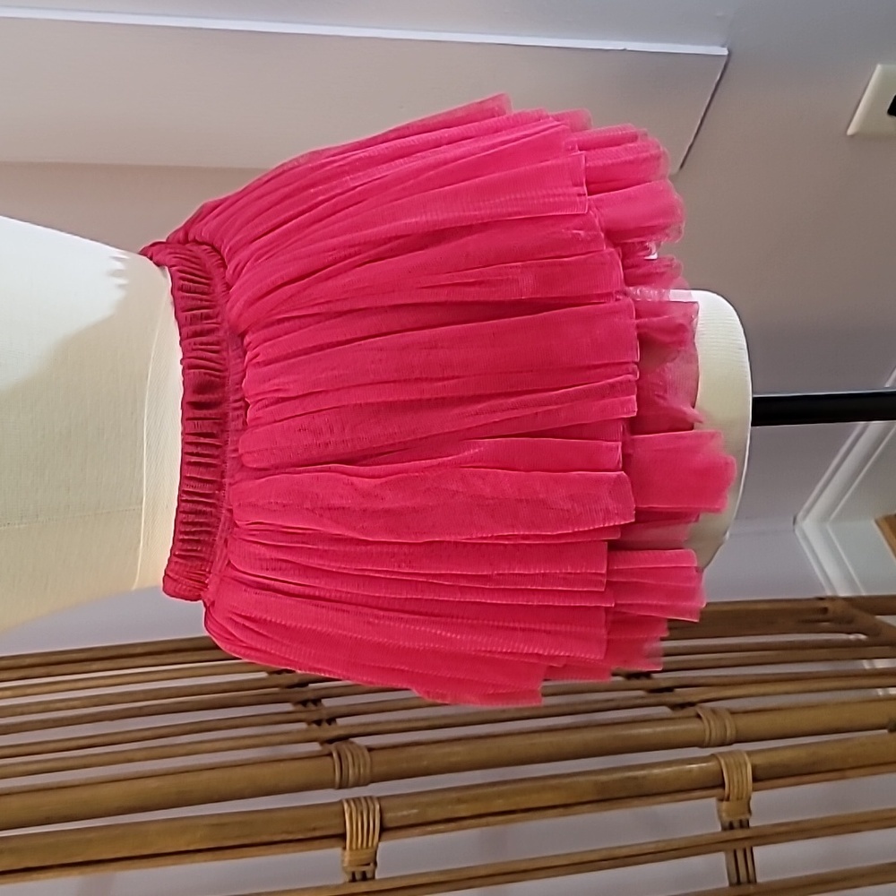 Burleska brand pink tulle skirt tiered size one? - Picture 5 of 11